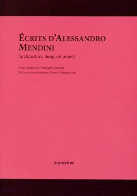 &Eacute;crits d'Alessandro Mendini