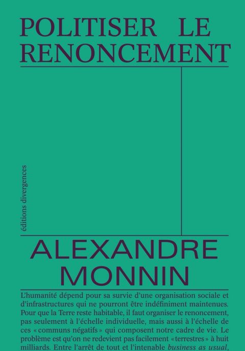 Politiser le renoncement