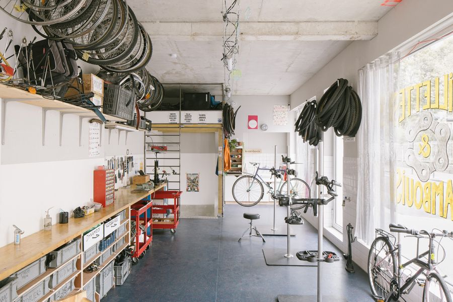 Local associatif d'auto-r&eacute;paration de v&eacute;lo
